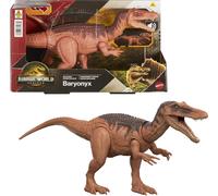 Mattel Jurassic World Rebirth Wild Roar Baryonyx Dinosaur Toy with Tail-Control