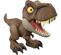 Mattel Jurassic World Roar Command Tyrannosaurus Rex Dinosaur Figure Toy, Record and Play Dino Speak T-Rex, Tail-Activated Attack & Roar, JCW01