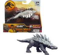 Mattel Jurassic World Strike Attack Dinosaur Toy with Single-Strike Action & Movable Joints, Gastonia Action Figure Includes Digital Play