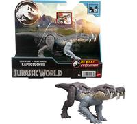 Mattel Jurassic World Strike Attack Kaprosuchus Dinosaur Toy with Single Strike Action Movable Joints Action Figure Gift with Physical & Digital Pla