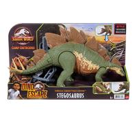 Mattel Jurassic World Toys Camp Cretaceous Mega Destroyers Stegosaurus Dinosaur Action Figure Toy Gift with Movable Joints Attack and Breakout Featu