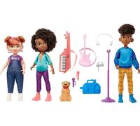 Mattel Karma's World Dolls and Accessories, 3-Pack Set Includes Mattel Karma, Winston and Switch Dolls
