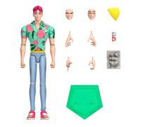 Mattel KPop Demon Hunters Saja Boys Abby Action Figure | 6-inch scale, 18 Articulation Points, Wearing “Soda Pop” Look, Themed Accessories, Swappable Faces & Hands , JRY34