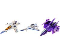 Mattel Lightyear Toys Fleet Starship Set of Die-Cast Ships From the Movie: Xl-15, Xl-1 & Zurg Fightership