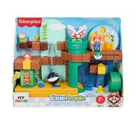 Fisher-Price Little People Toddler Toy My Mario Adventure Playset with Music Sounds & Figures for Preschool Kids Ages 18+ Months, JHG61