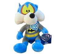 Mattel Looney Tunes x DC 100th Anniversary Large Super Soft Embroidered Gift Quality 12" 30cm Plush - (Wile E Coyote - Batman)