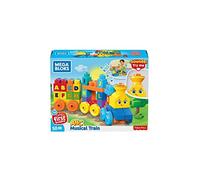Mega Bloks FWK22 ABC Musical Train Bricks, Multi-Colour