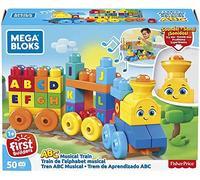 Mega Bloks FWK22 ABC Musical Train Bricks, Multi-Colour
