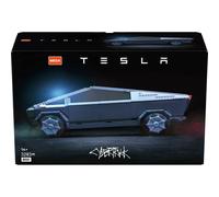 MEGA Tesla Vehicle Building Toy for Adults, Cybertruck Collector Truck with 3283 Pieces and Accessories, GWW84