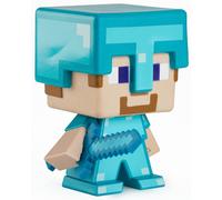 Mattel Minecraft 2021 Special Edition Action Figure Large-Sized Steve in Diamond Armor for Minecraft Live Festival