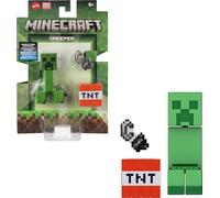 Mattel Minecraft Action Figure & Accessories 2-Pack with Creeper in 3.25-inch Scale, Collectible Toy Set