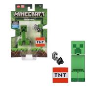 Mattel Minecraft Action Figure & Accessories 2-Pack with Creeper in 3.25-inch Scale, Collectible Toy Set