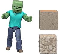 Mattel Minecraft Action Figure & Accessories Set, Zombie Posable Character Collectible Inspired by a Minecraft Movie, 3.25-inch Scale
