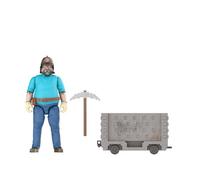 Mattel Minecraft Action Figure Set, Explosive Minecart Escape with 4-inch Steve & Mining Accessories, Toy Collectible Inspired by the Movie, JGP20