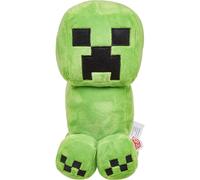 Mattel Minecraft Basic Plush Character Soft Dolls, Video Game-Inspired Collectible Toy Gifts for Kids & Fans Ages 3 Years Old & Up, HBN40, Creeper