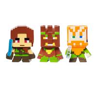 Mattel Minecraft Biome Settlers Series Mini Figure Forest 3-Pack