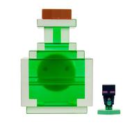 Mattel Minecraft Carry Along Potion Plus Exclusive Mini Figure Carrying Case for Mini Figures Based on Minecraft Video Game Toys for Kids Age 6 and