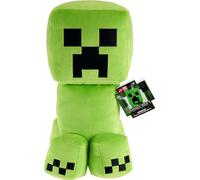 Mattel Minecraft Creeper Jumbo Plush Figure, Large 16-inch Soft Doll with Pixelated Design Inspired by The Video Game