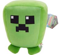 Mattel Minecraft Cuutopia Creeper Plush, 10-inch Soft Rounded Pillow Doll.