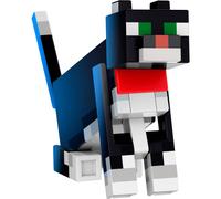 Mattel Minecraft Diamond Level Action Figure, Tuxedo Cat with 4 Accessories, 5.5-inch Collector Scale & Pixelated Design