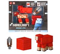 Mattel Minecraft Diamond Level Sheep Action Figure with 3 Accessories, 5.5-inch Collector Scale & Pixelated Design, JCV22