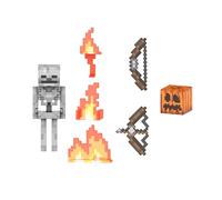 Minecraft Diamond Level Skeleton Figure Orange Kids