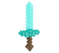 Mattel Minecraft Enchanted Diamond Sword Toy, Role-Play & Costume Accessory with Lights & Sounds, Button-Activated & Pixelated Design, JGC43