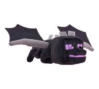 Mattel Minecraft Ender Dragoon Plush with Lights & Sounds - Squeeze to Activate, Glowing Eyes, Dragon Attack Sounds, Poseable Wings