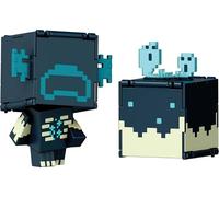 Mattel Minecraft Flippin’ Figs Figures with 2-in-1 Fidget Play, 3.75-in Scale, Large Heads & Pixelated Design (Characters May Vary)
