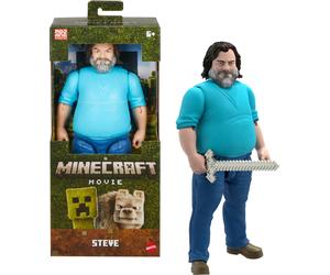 Mattel Minecraft Large-Scale Action Figure, 12-inch Posable Steve To (US IMPORT)
