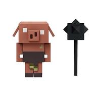 Mattel Minecraft Legends 3.25-inch Action Figures with Attack Action and Accessory, Collectible Toys (Piglin Runt)
