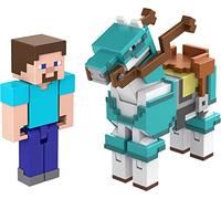 Minecraft Deluxe 2 Action Figure Pack - Steve And Armored Horse