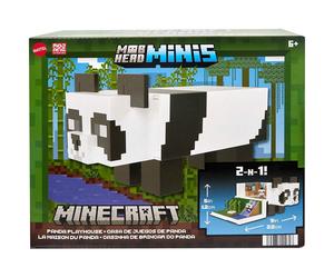 Mattel Minecraft Mini Hobhead Panda Play Set Toys