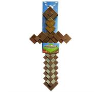 Mattel Minecraft Netherite Sword 17 inch Pretend Play