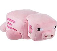 Mattel Minecraft Plush Pig 12-inch Stuffed Animal Figure, Floppy Soft Doll Inspired by Video Game Character, Collectible Toy