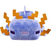 Mattel Minecraft Plush Toy, Collectible Blue Axolotl | Soft & Cuddly Blue Axolotl Doll Inspired by Video Game Character, 8-inch es, For Kids and Fans, JDH77