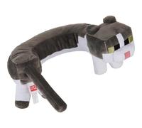 Mattel Minecraft Purring Sounds Neck Pillow, Cat Plush Toy with Sound for Travel, Comfort & Play