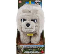 A Minecraft Movie Plush Figure Dennis the Wolf 20 cm