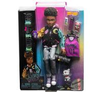 Mattel Monster High Core Clawd Wolf with Pet Gargoyle Bulldog Accessories Age 4+