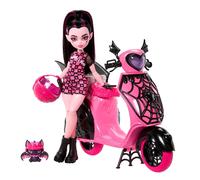 Mattel Monster High Draculaura And Her Scooter Doll Pink Kids