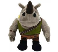 Mattel Ninja Turtles: Mutant Mayhem Plush Toy, 8 Inch Soft Doll of TMNT Movie Character (Rocksteady)