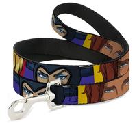 Mattel Pet Leash, Dog Leash, Masters Of the Universe Revelation Character Close Up Blocks, 6 Feet Long 0.5 Inch Wide