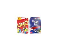 Mattel Phase 10 Card Game with UNO Card Game