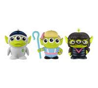 Mattel Pixar Alien Remix 3-Pack Bo Peep, Edna Mode & EVE 3-in Mashup Character Figures in a Pizza Box Package, Disney Mattel Pixar Toy Story Movie Col