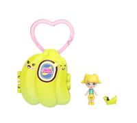 Mattel Polly Pocket Fruit Friend Compact Mini Toy Keychain Banana for kids