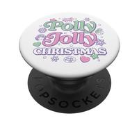 Mattel - Polly Pocket Holidays - Polly Jolly Christmas Icons PopSockets Adhesive PopGrip
