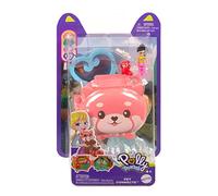 Mattel Polly Pocket Pet Connects HKV49 Red Panda Micro Playset Figurine + Animal + Accessory
