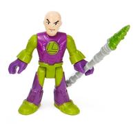 Mattel Replacement Part for Imaginext DC Super-Friends Super-Hero vs. Super-Villan Battles Playset - Poseable Lex Luthor Figure ~ Includes Weapon, Green, Purple, Gray (GLJ02)