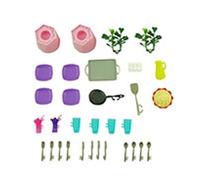Mattel Replacement Parts for Barbie Dreamhouse Playset - GRG93 ~ Replacement Dishes, Cookware, Food, Plants and Plant Holders