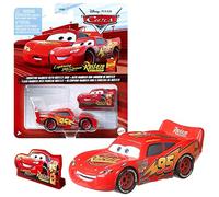 Mattel Selection Vehicles Racing Style Disney Cars Die Cast 1:55 Car, Type: Lightning McQueen Rust-Eze Sign, CDXV59